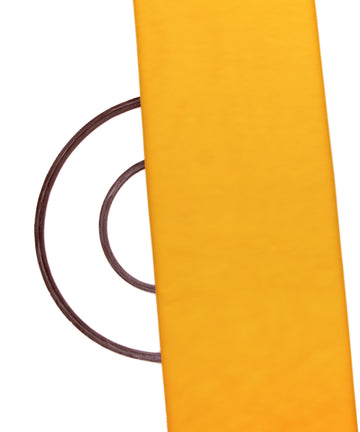 Yellow Colour Plain Net Fabric